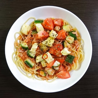 冷製トマトパスタ